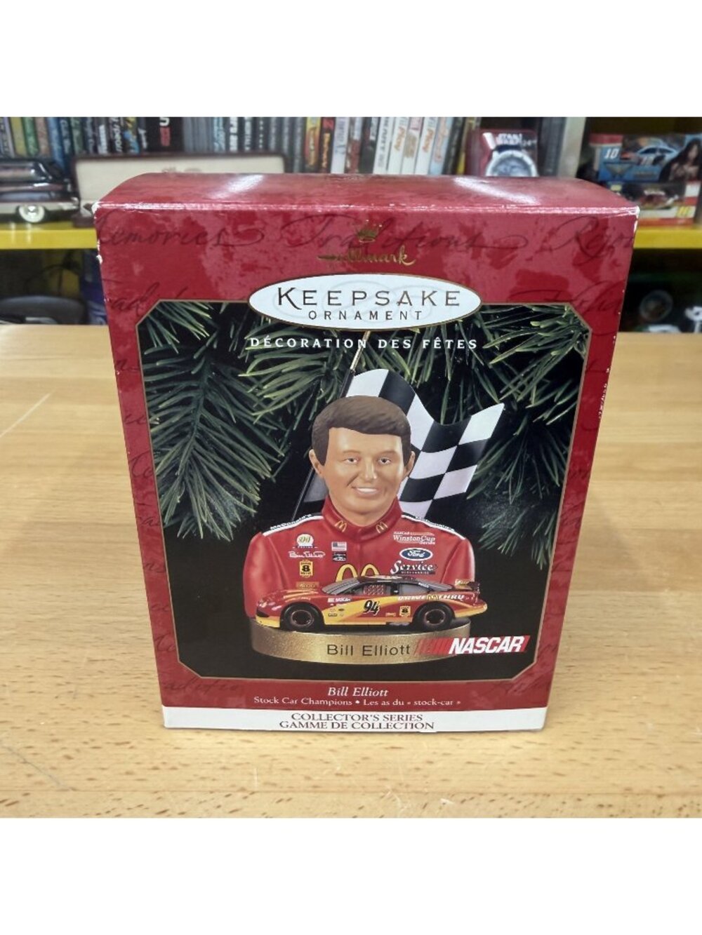 Hallmark Ornament  1999 Bill Elliott Stock car Champions Nascar #3